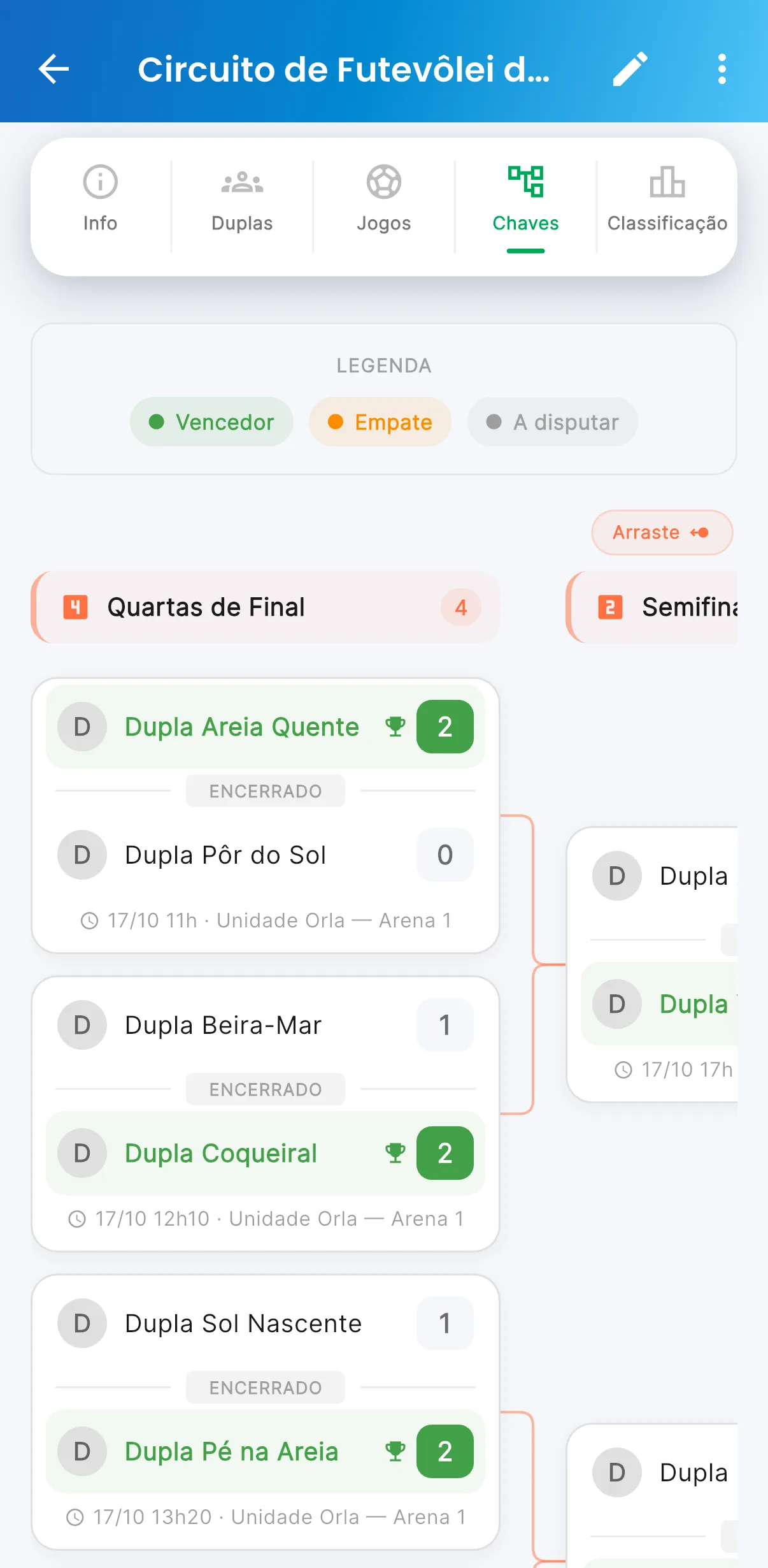 Chaves — print do AppFUT