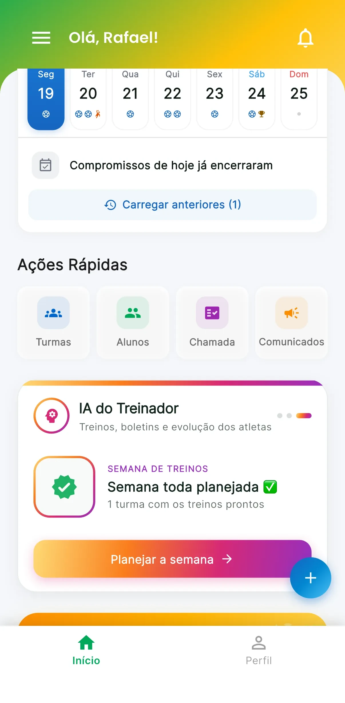 Avaliação rápida — Um atleta por vez, 3 notas e desliza (print do AppFUT)